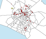 Screenshot of HOPE VI Relocation Locations