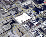 .kml file Imported into Google Earth  