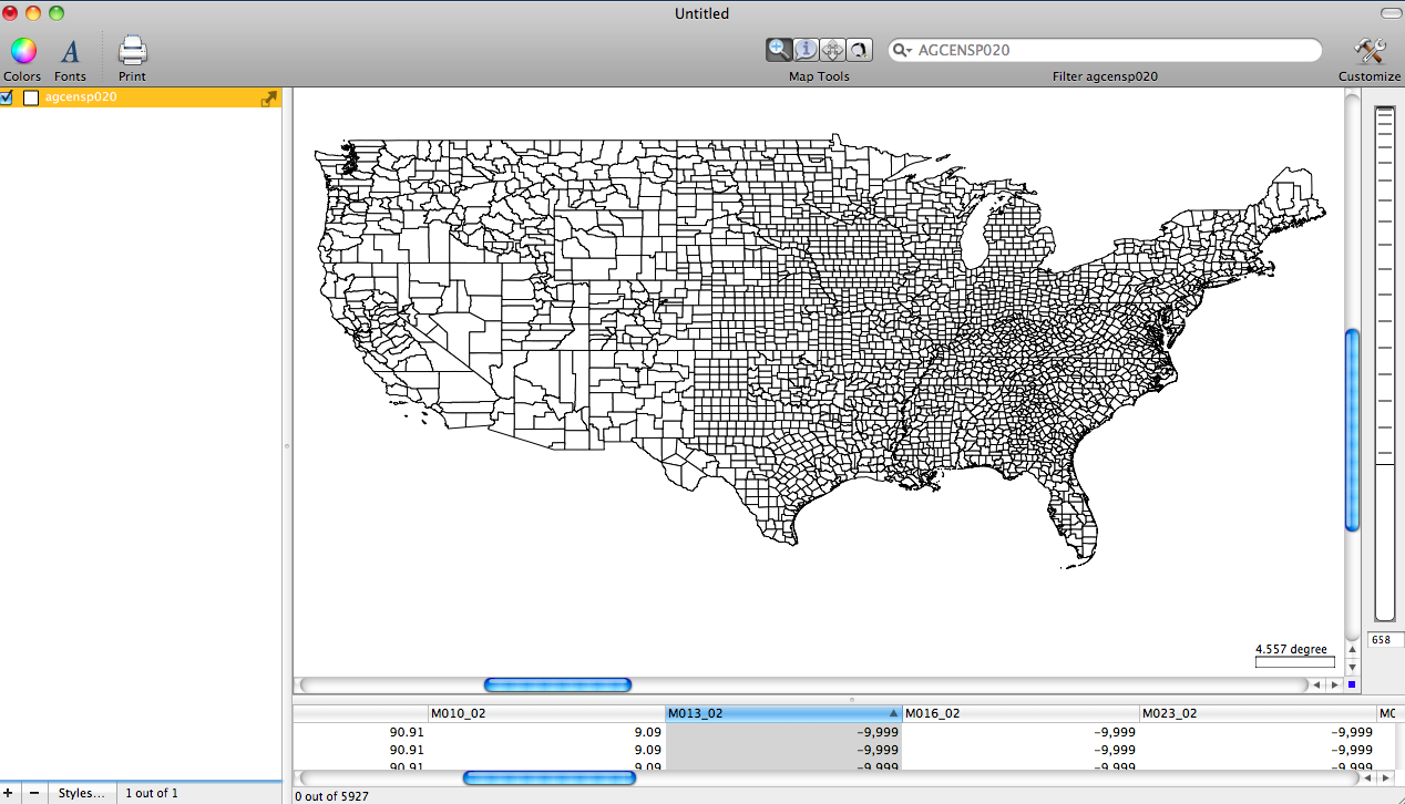 Counties in the U.S.