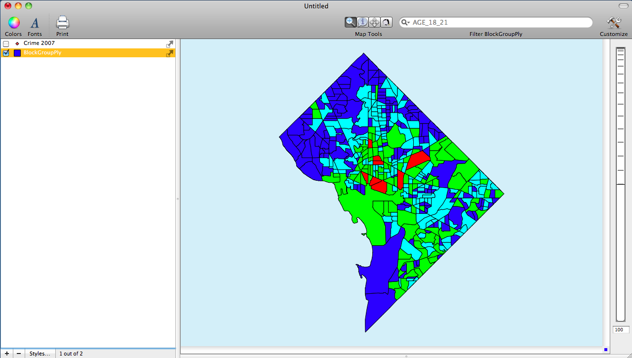 Jenks Choropleth Map