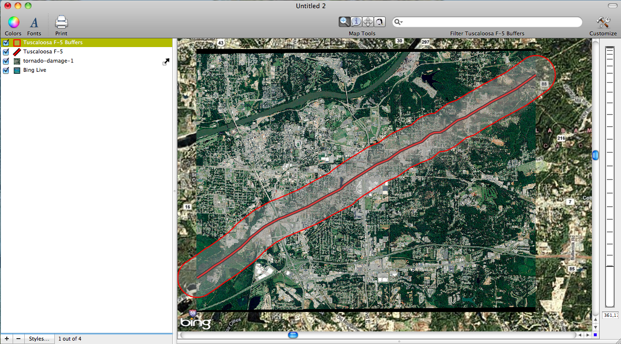 Comparing agreement between images