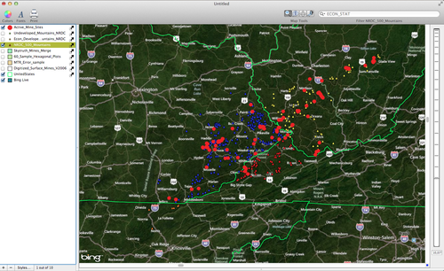 Active Mine Locations