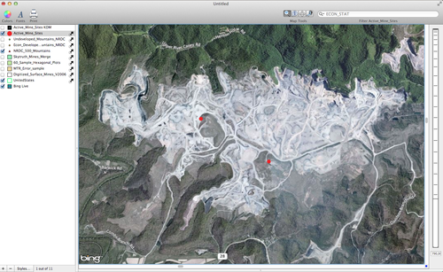 Large mine near Lamont, KY