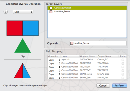 Overlay Operation Window