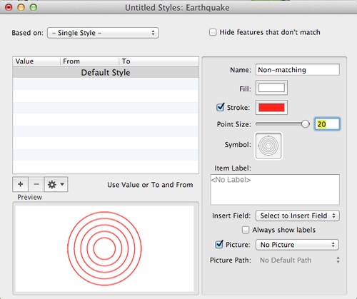 example of the Layer Styles window