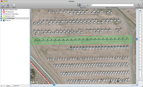 row of A-10 Warthogs