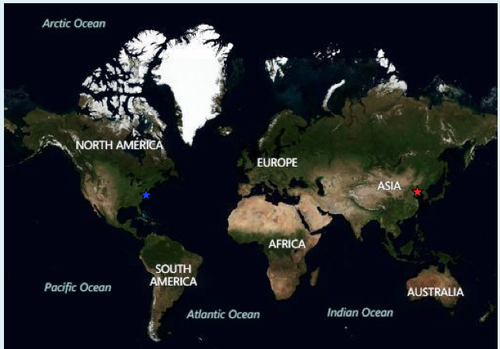 General Location of Ships